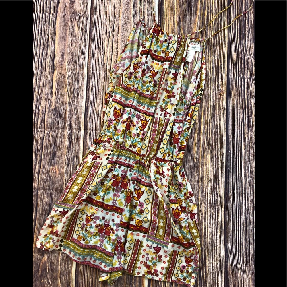 H&M Coachella Floral Boho open back romper 4 US